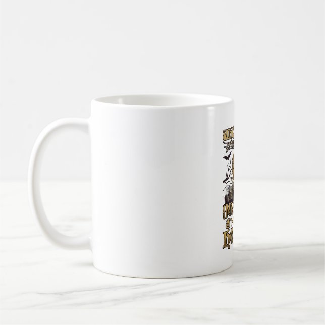 Imagination Horror Halloween Spukhaus Friedhof Kaffeetasse (Links)