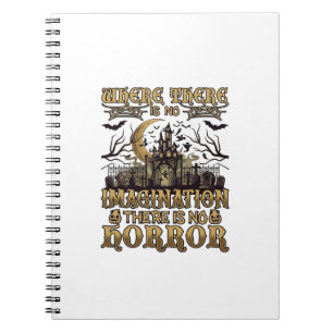 Imagination Horror Halloween Spukhaus Friedhof Notizblock
