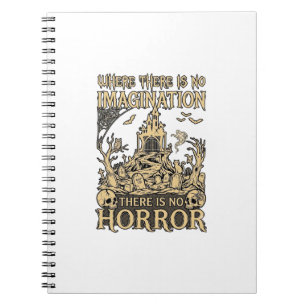 Imagination Horror Halloween Spukhaus Friedhof Notizblock