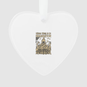 Imagination Horror Halloween Spukhaus Friedhof Ornament