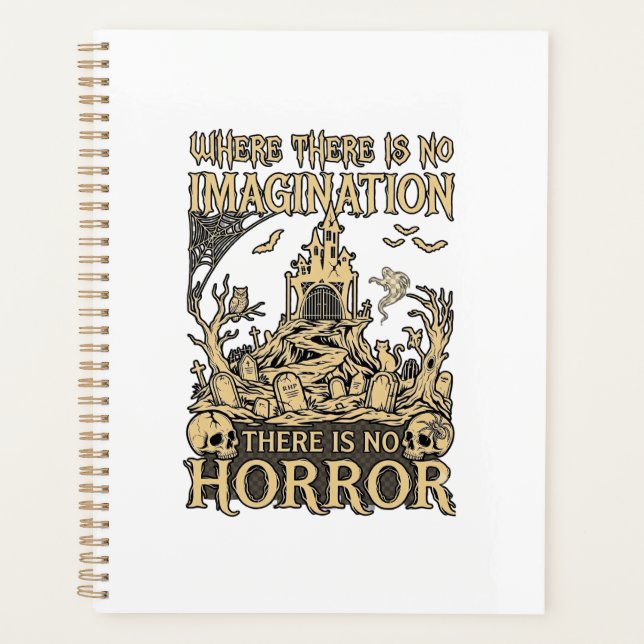 Imagination Horror Halloween Spukhaus Friedhof Planer (Vorderseite)