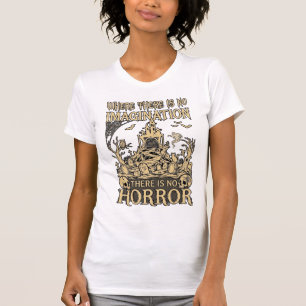 Imagination Horror Halloween Spukhaus Friedhof T-Shirt