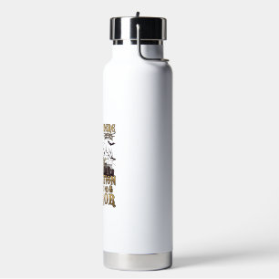 Imagination Horror Halloween Spukhaus Friedhof Trinkflasche