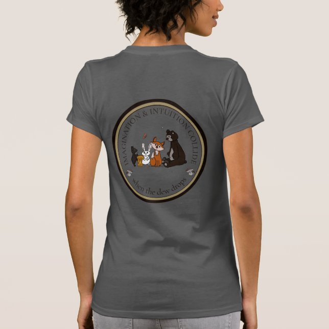 Imagination & Intuition Collide Damen T-Shirt (Rückseite)