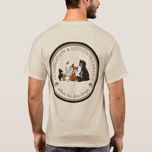 Imagination & Intuition Collide Herren T-Shirt (Rückseite)