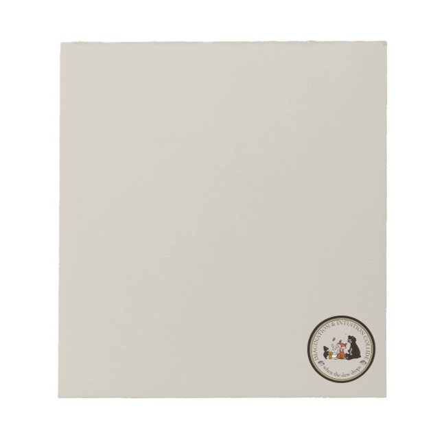 Imagination & Intuition Collide Notepad Notizblock (Vorderseite)