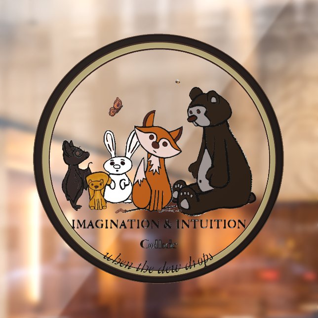 IMAGINATION & INTUITION Collide Window Cling Fensteraufkleber (Blatt 2)