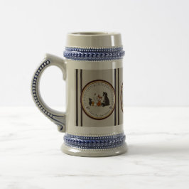 Imagination & Intuition Kollidieren Bierkrug Bierglas