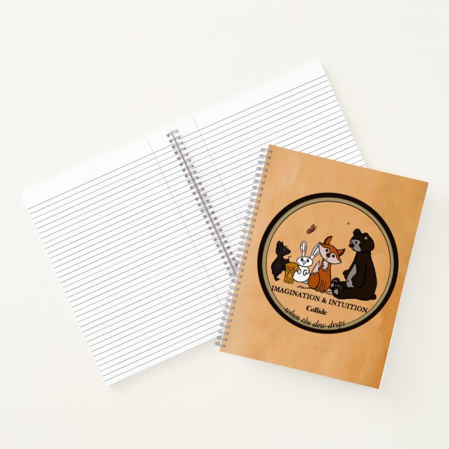 IMAGINATION & INTUITION Kollidiert Notizbuch (Innenseite)