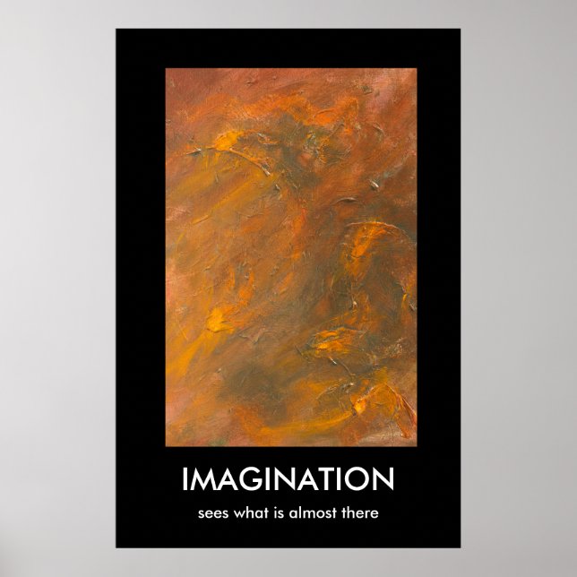 IMAGINATION, sieht, was fast da ist Poster (Vorne)