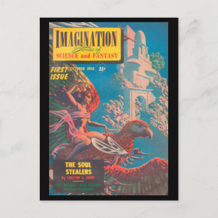 Imagination v01 n01 (1950-10.Greenleaf)_Pulp Art Postkarte
