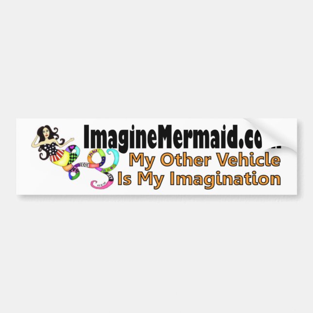 ImaginationMermaid.com-Autoaufkleber Autoaufkleber (Vorne)