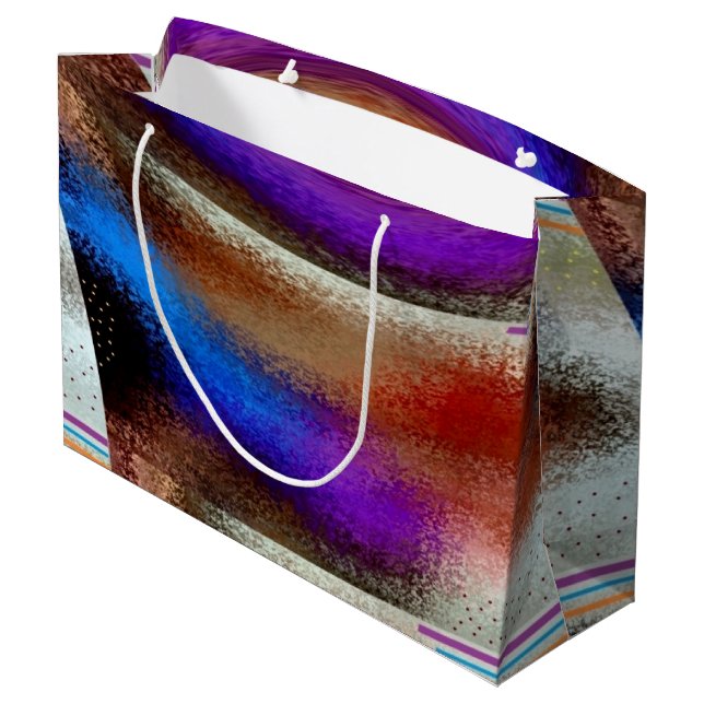 "Imaginativ" große Geschenktasche Große Geschenktüte (Rückseite Schrägansicht)