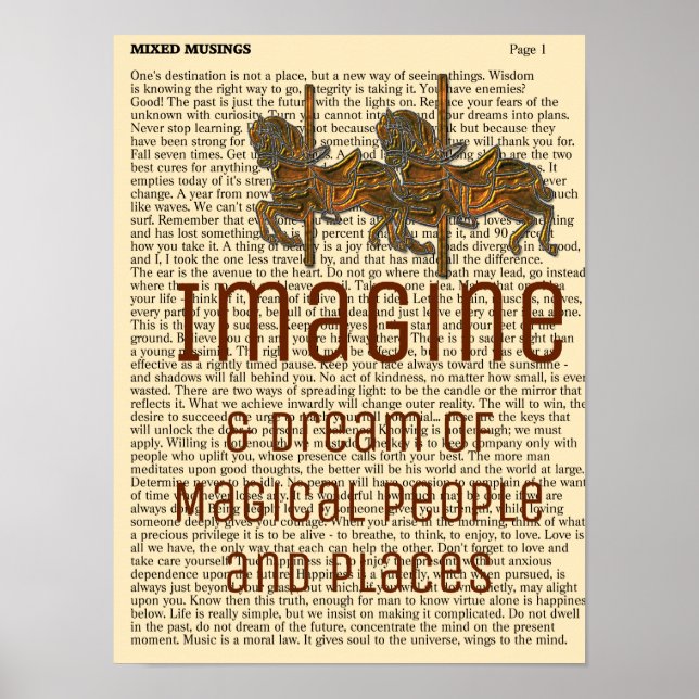 Imagine - Art Print Poster (Vorne)