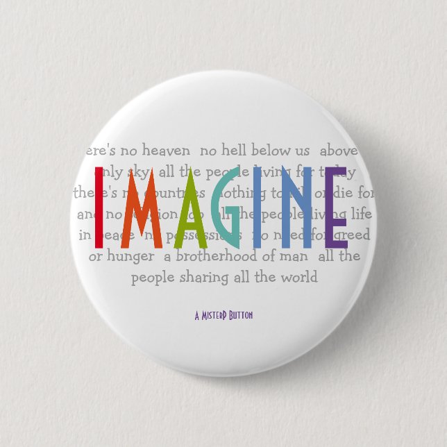 IMAGINE - Eine MisterP-Schaltfläche Button (Vorderseite)