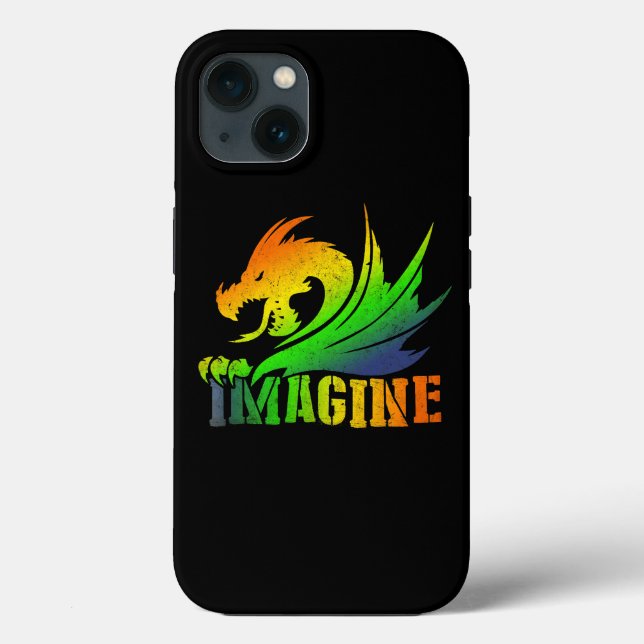 IMAGINE Fantasy Dragon Style ideal für Geschenke Case-Mate iPhone Hülle (Rückseite)