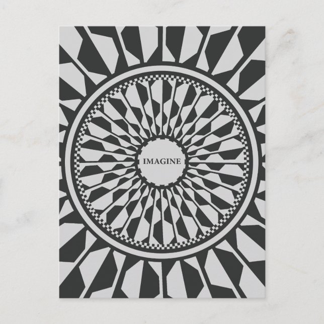 Imagine  feiertagspostkarte (Vorderseite)