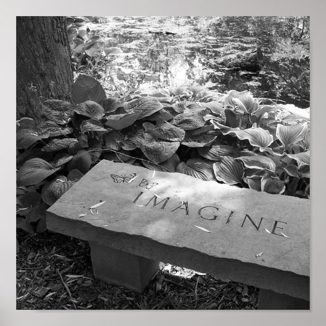 "Imagine" Fine Art Print Poster (Vorne)