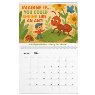 Imagine If… Kids’ Creative Imagination Calendar Kalender