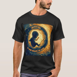 Imago Dei Image von God Baby in Womb T-Shirt