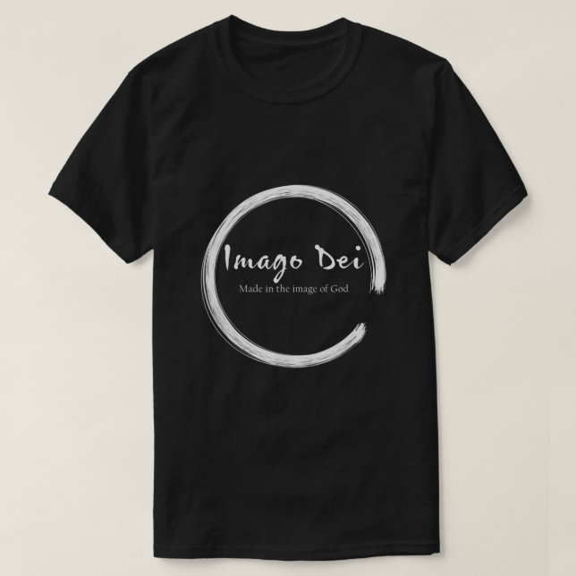 Imago Dei Made in the Image of God Latin1314 T-Shirt (Design vorne)