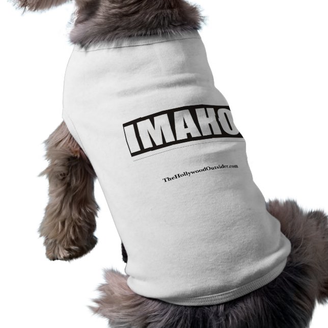IMAHO Offiziell Hollywood Outsider Hundeshirt Top (Schwarz)