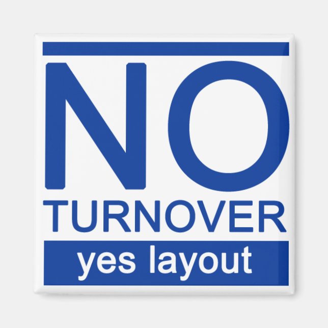 Imam - NOturnover Magnet (Vorne)
