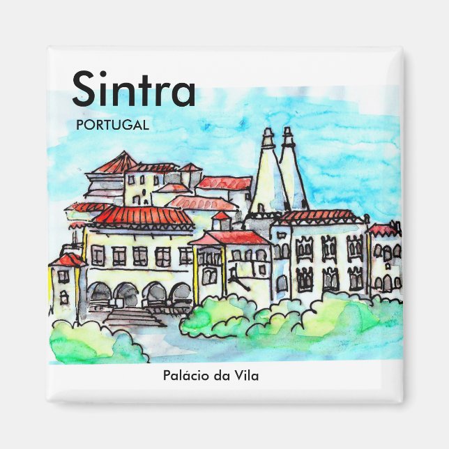 Imam Palast der Villa Sintra 2 Magnet (Vorne)