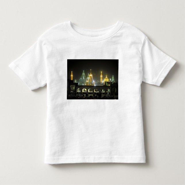 Imam Reza Shrine Complex in der Nacht, Mashhad, Kleinkind T-shirt (Vorderseite)