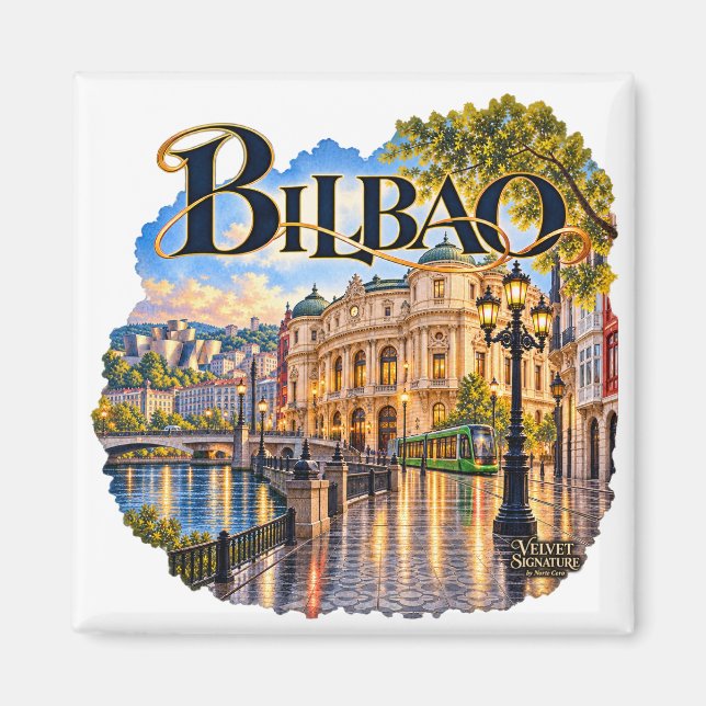 Imán de nevera Bilbao Magnet (Vorne)
