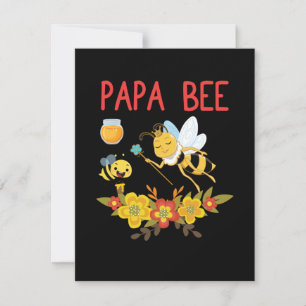Imbiss Art Papa Mitteilungskarte
