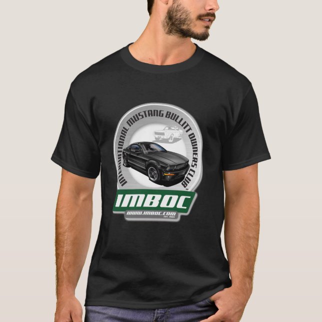 IMBOC '08 Black (Men) - Schwarzer T - Shirt (Vorderseite)