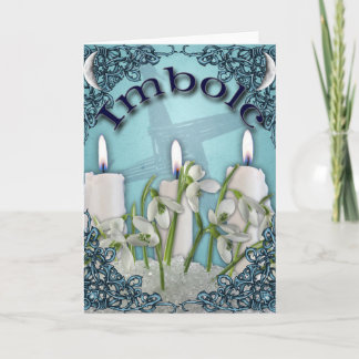 Imbola Candlemas Pagan Grußkarte Karte