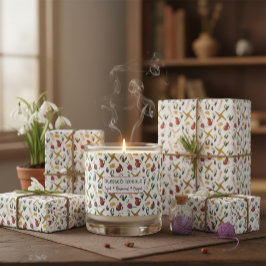 Imbolc-Geschenkpapier pagan saisonales Muster Geschenkpapier