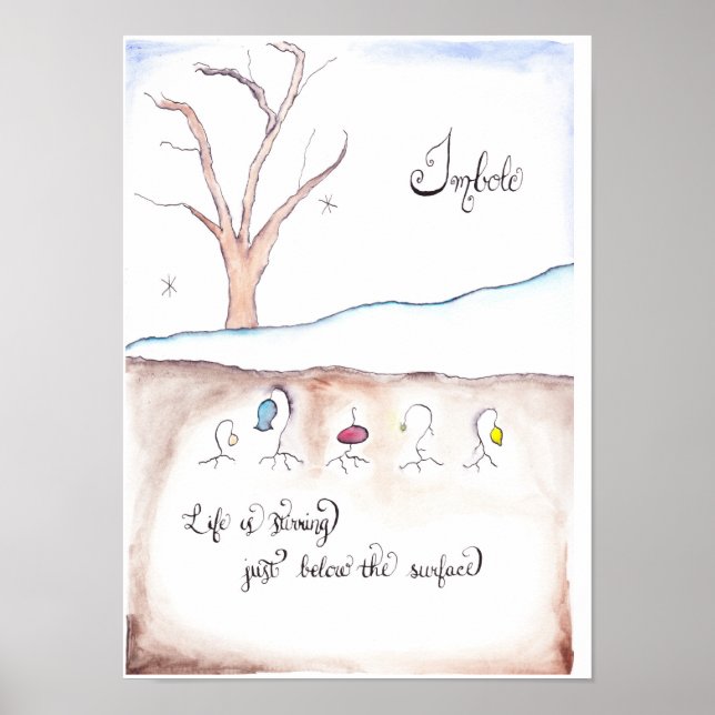 Imbolc-Poster Poster (Vorne)