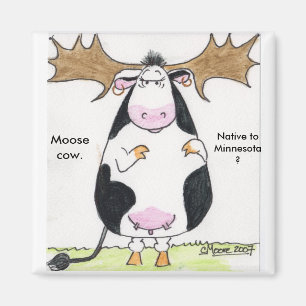 img0002111, Elchkühe, Eingeborene zu Minnesota? Magnet