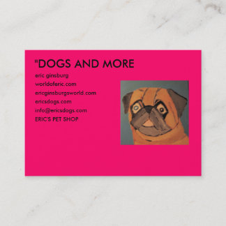 IMG_0135, "HUNDE UND MEHR, Eric ginsburg, worldo… Visitenkarte