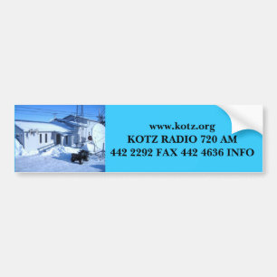 IMG_0319, RADIO 720 AM442 2292 www.kotz.org KOTZ Autoaufkleber