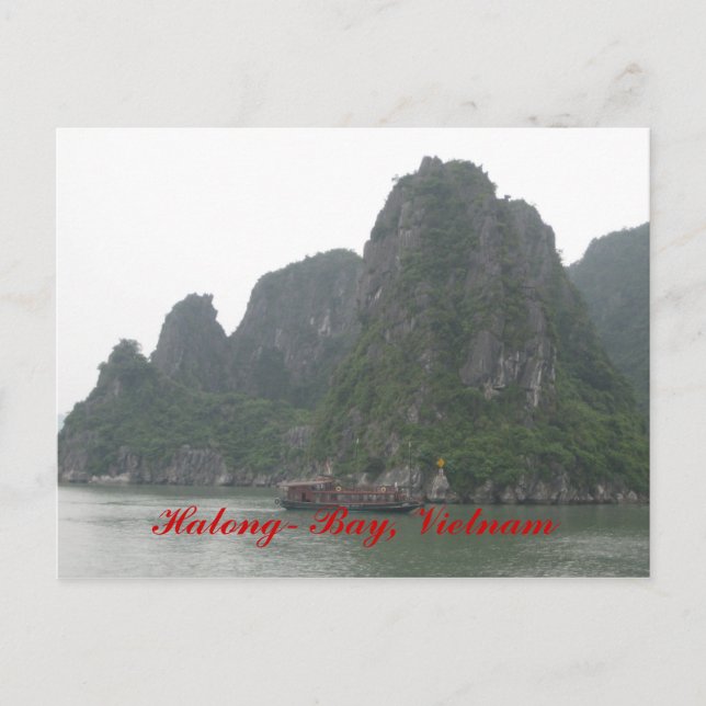 IMG_1661, Halong-Bay, Vietnam Postkarte (Vorderseite)