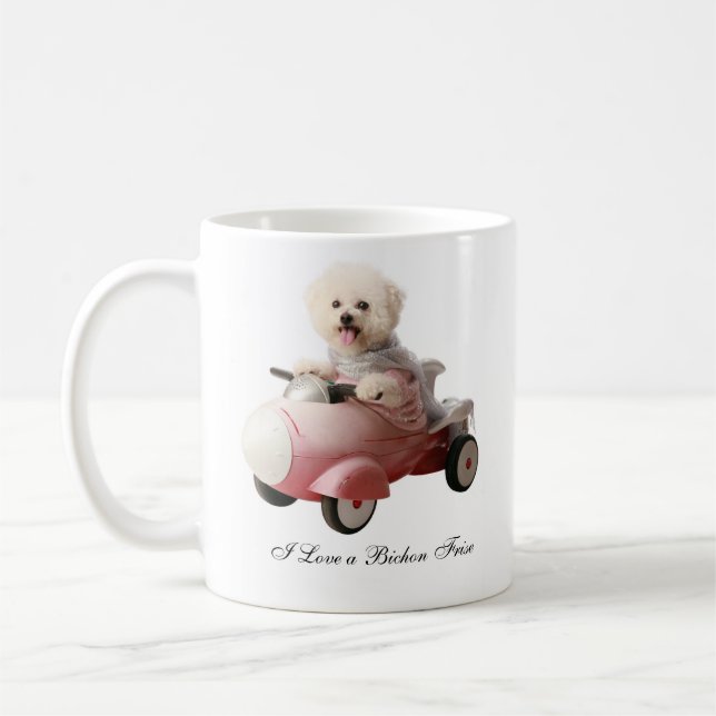 IMG_9670-F1, i-Liebe ein Bichon Frise Kaffeetasse (Links)