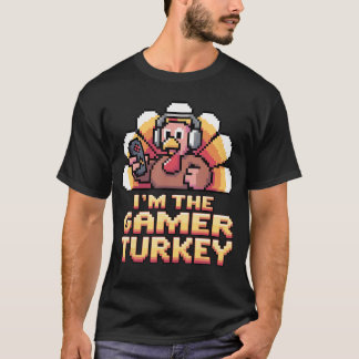 Imhe Gamerurkeyhanksgiving Jungen Männer Videospie T-Shirt