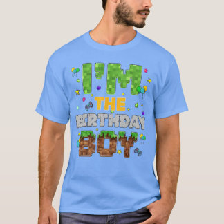 Imhe Geburtstagsjunge Piel Gamer Party passende Fa T-Shirt