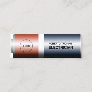 Imitat-Akku sieht aus Mini Visitenkarte