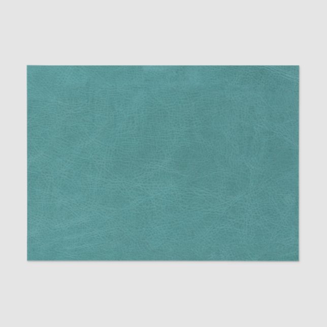 Imitat Aquamarine Ledertextur Seidenpapier (Vorderseite)