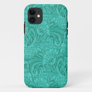 Imitat aus gepolstertem Leder Türkisfarben Mittle Case-Mate iPhone Hülle