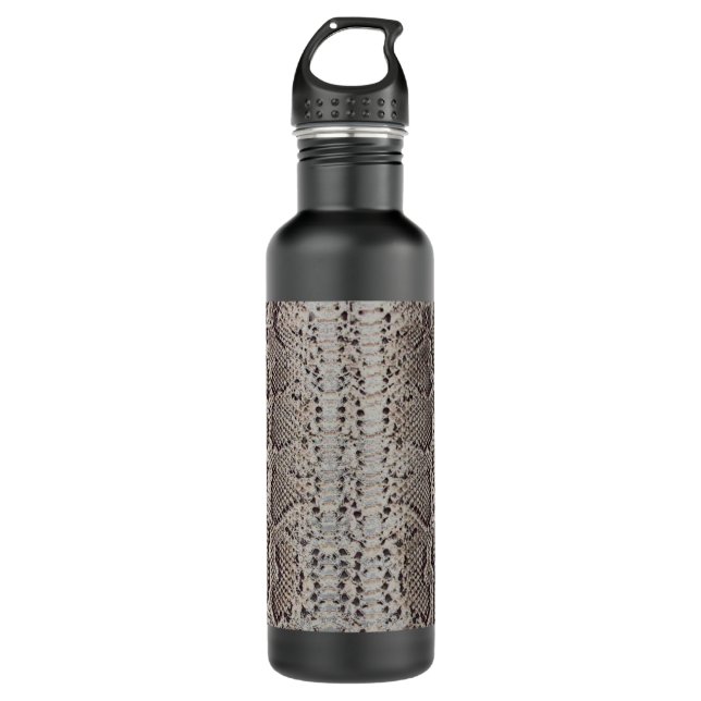 Imitat-Boa constrictor Snakeskin Wasser-Flasche Edelstahlflasche (Vorderseite)