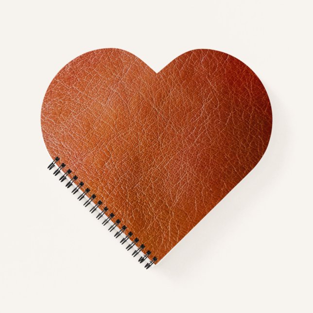 Imitat Braunleder Notizbuch (Vorderseite)