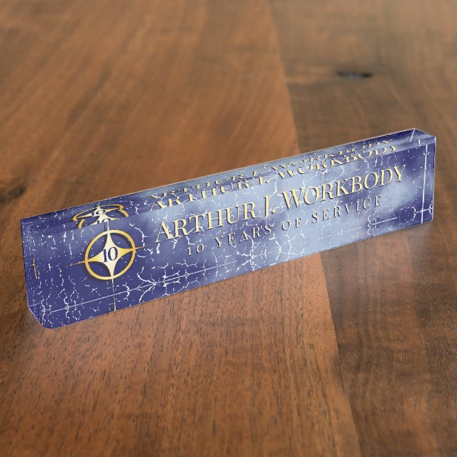 Imitat gealtertes namensplakette (Seite)