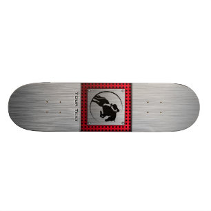 Imitat gebürsteter Aluminiumreiter Skateboard