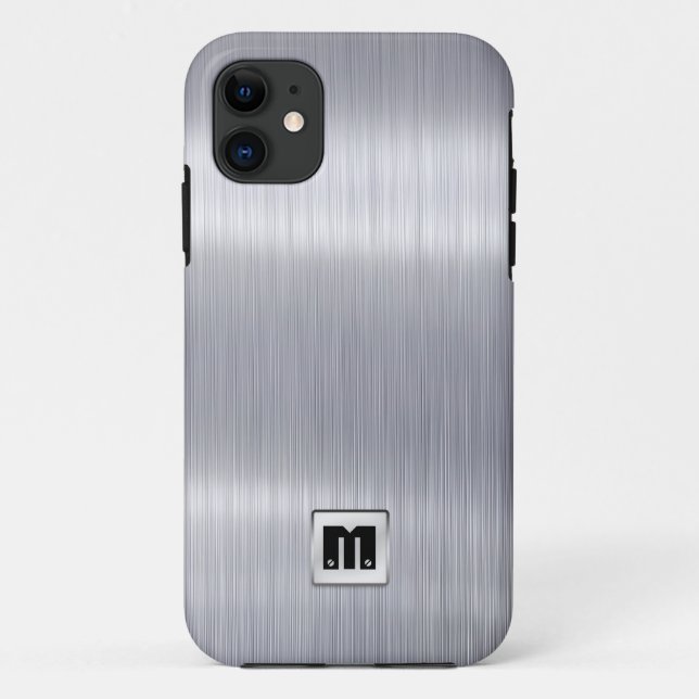 Imitat gebürstetes Aluminium mit Case-Mate iPhone Hülle (Rückseite)